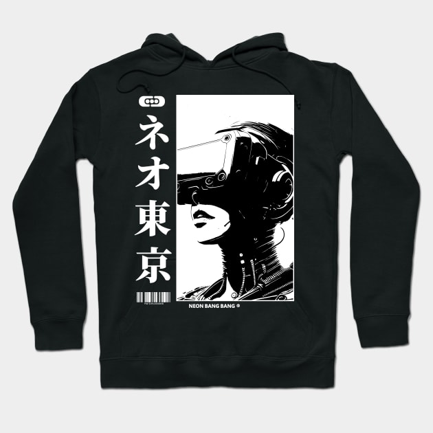 Cyberpunk Anime Manga Hoodie by Neon Bang Bang